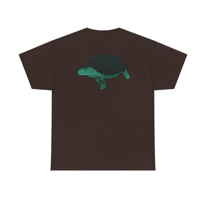 Unisex T-Shirt - Laser Tortoise Neon Polygon Design - Casual Wear, Gift for Reptile Lovers, Animal Lovers Apparel, Unique Streetwear
