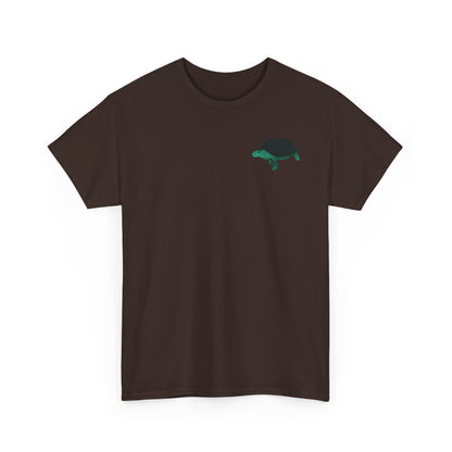 Unisex T-Shirt - Laser Tortoise Neon Polygon Design - Casual Wear, Gift for Reptile Lovers, Animal Lovers Apparel, Unique Streetwear