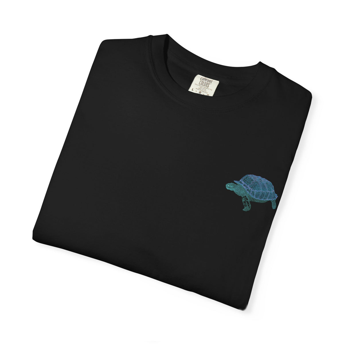 Unisex T-Shirt - My Other Ride Neon Polygon Design, Graphic Tee, Casual Wear, Gift for Space Tortoise Lovers, Animal Lovers Apparel, Unique Streetwear