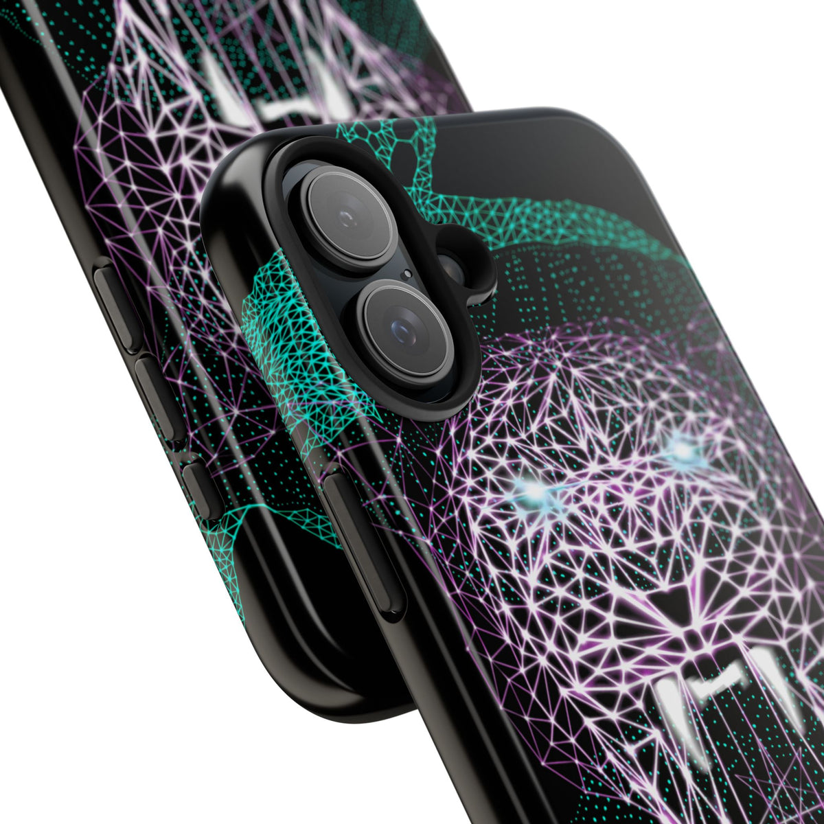 Phone Case - Fierce Panther Neon Polygon Design, Tough Phone Cases for Adventurers, Unique Smartphone Protector, Gift for Tech Lovers, Stylish Cell Phone [...]