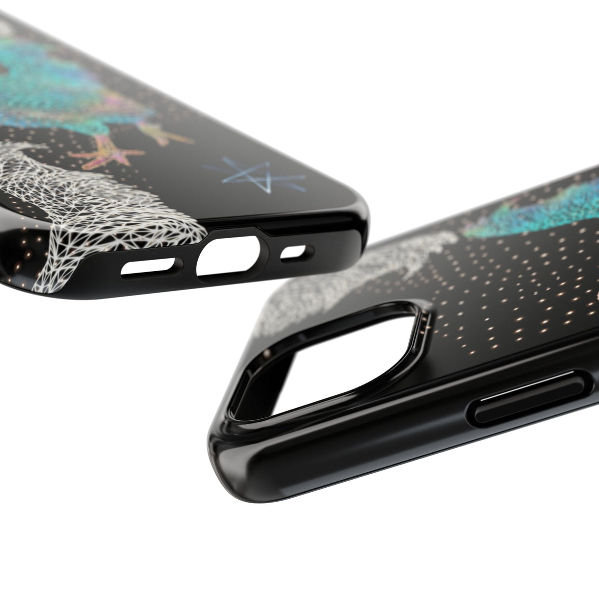 Phone Case - Fancy Rooster Neon Polygon Design, Tough Phone Cases for Adventurers, Unique Smartphone Protector, Gift for Tech Lovers, Stylish Cell Phone [...]