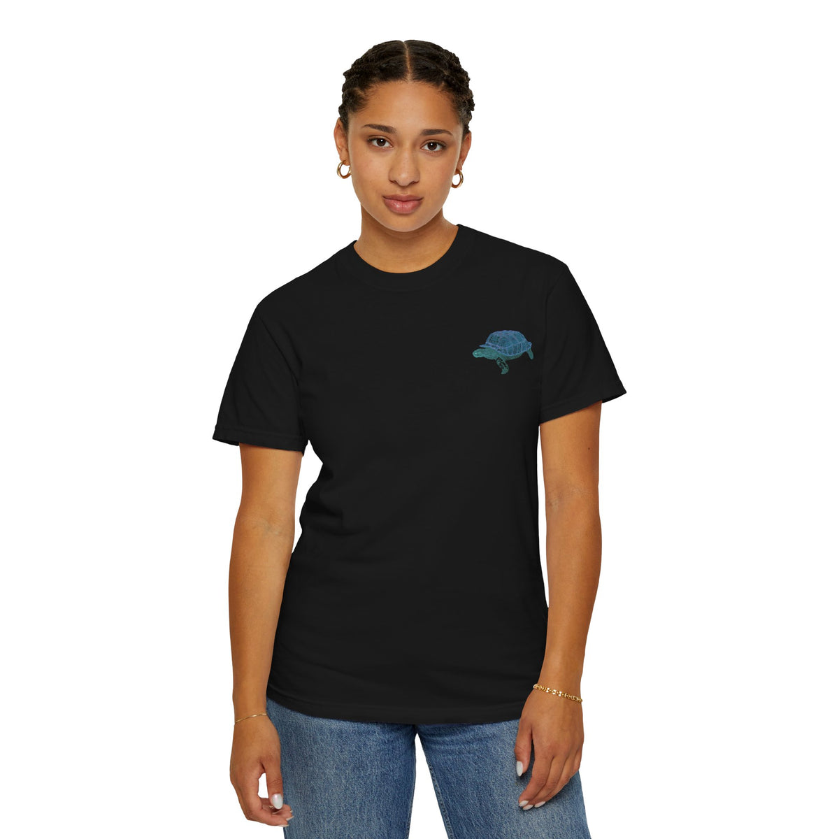 Unisex T-Shirt - My Other Ride Neon Polygon Design, Graphic Tee, Casual Wear, Gift for Space Tortoise Lovers, Animal Lovers Apparel, Unique Streetwear