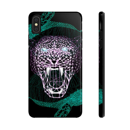 Phone Case - Fierce Panther Neon Polygon Design, Tough Phone Cases for Adventurers, Unique Smartphone Protector, Gift for Tech Lovers, Stylish Cell Phone [...]