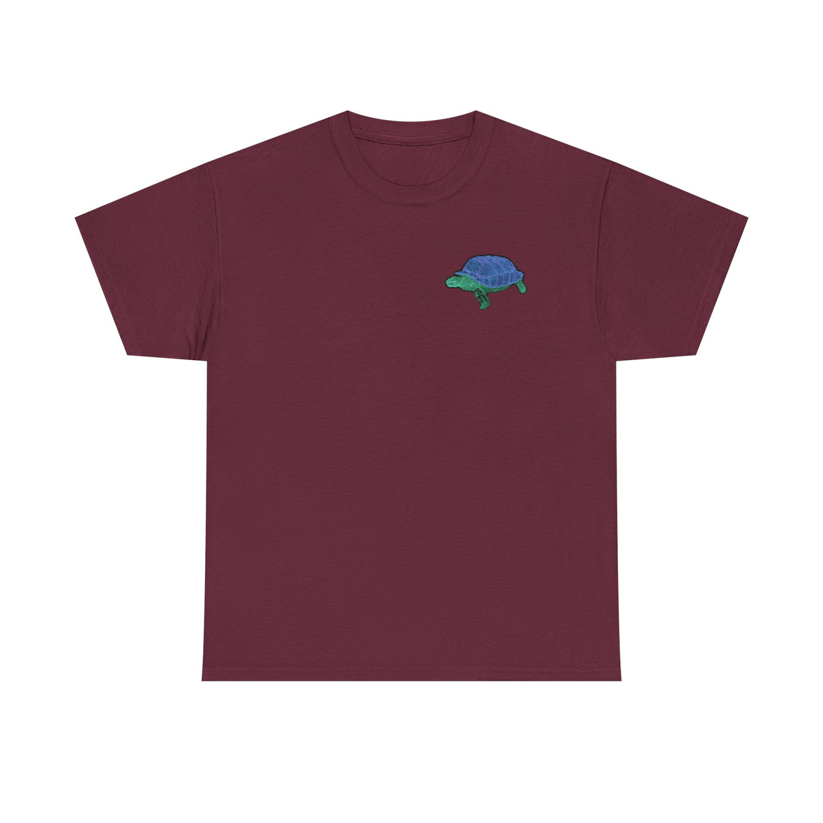 Unisex T-Shirt - Laser Tortoise In A Half Shell Neon Polygon Design - Casual Wear, Gift for Reptile Lovers, Animal Lovers Apparel, Unique Streetwear