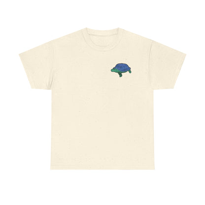 Unisex T-Shirt - Laser Tortoise In A Half Shell Neon Polygon Design - Casual Wear, Gift for Reptile Lovers, Animal Lovers Apparel, Unique Streetwear