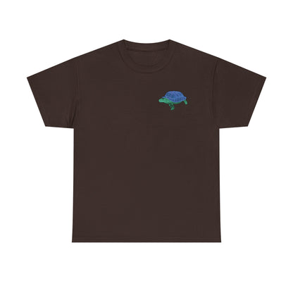 Unisex T-Shirt - Laser Tortoise In A Half Shell Neon Polygon Design - Casual Wear, Gift for Reptile Lovers, Animal Lovers Apparel, Unique Streetwear